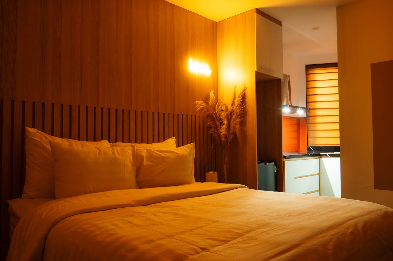 Playful contemporary color palette in a living space